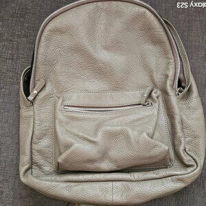 American Eagle Leather backpack tan made in Italy